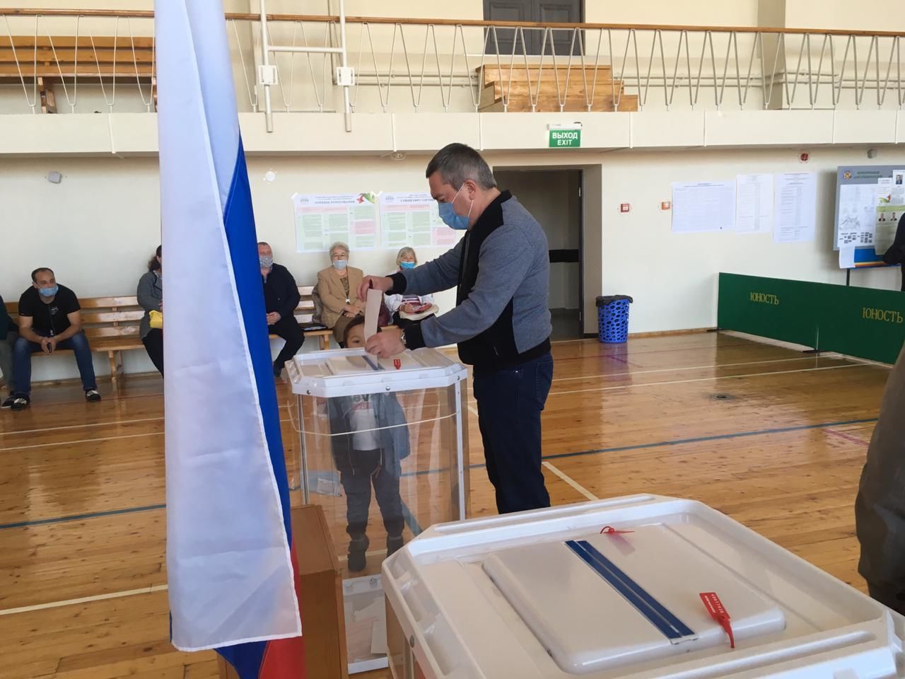 Бөгелмә муниципаль районы башлыгы ТР Президентын сайлауда тавыш бирде