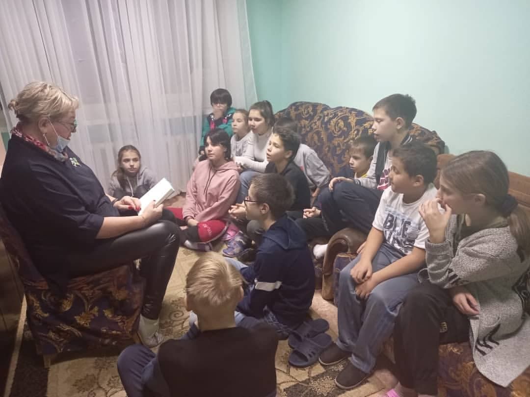 В бугульминском приюте "Ялкын" прошли уроки громкого чтения