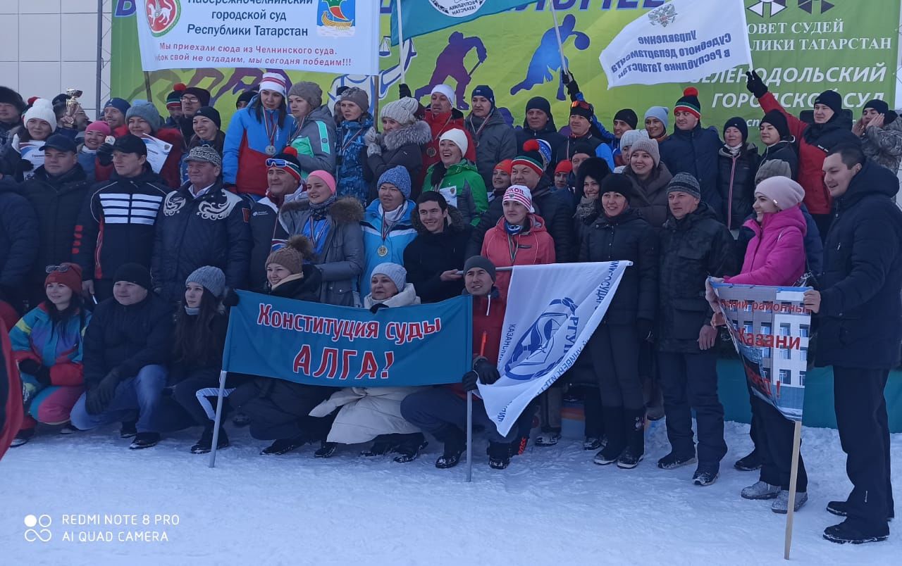Судья из Бугульмы поборолась за победу в лыжных гонках