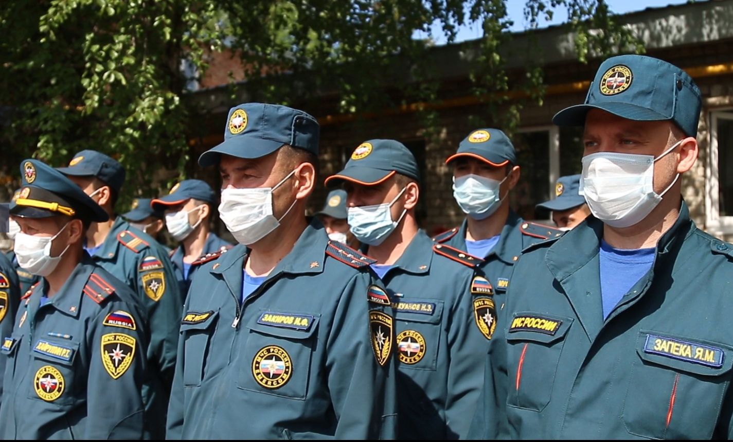 Бөгелмәдә федераль янгынга каршы хезмәтнең газ-төтен саклау хезмәте звенолары арасында ярышлар җиңүчесе билгеләнде