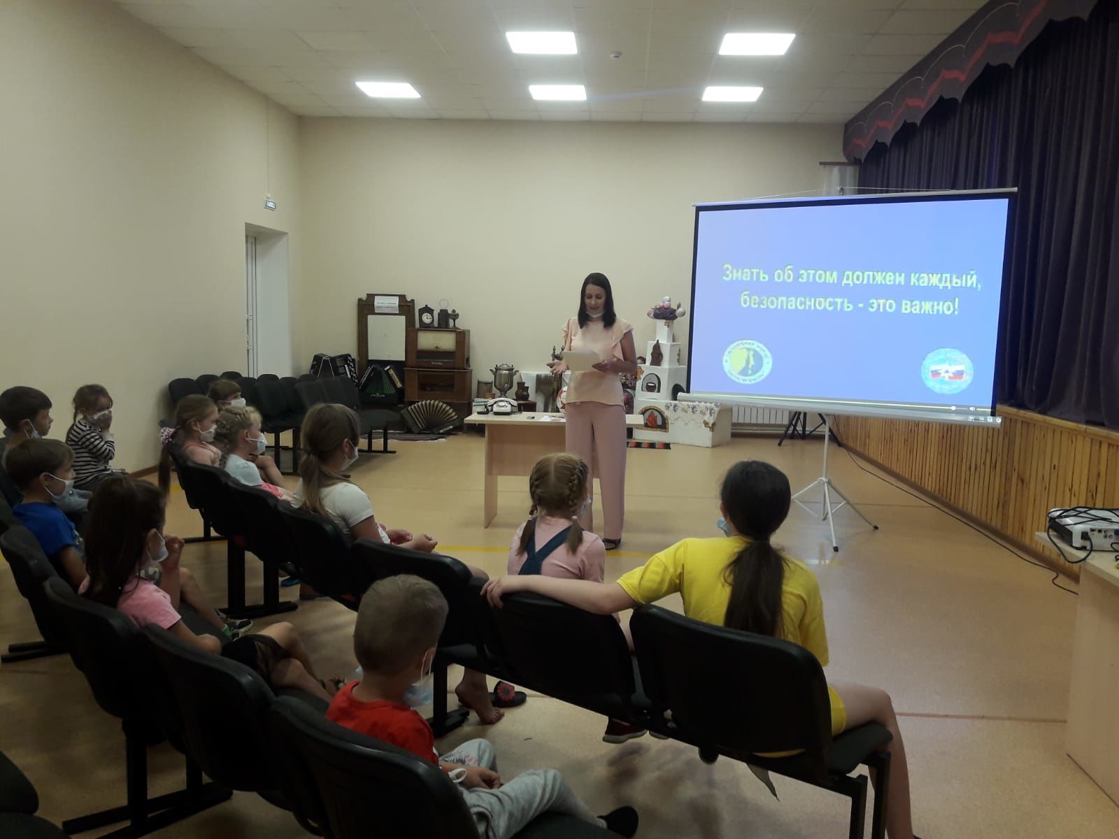 Детям из села Новосумароково рассказали о правилах пожарной безопасности