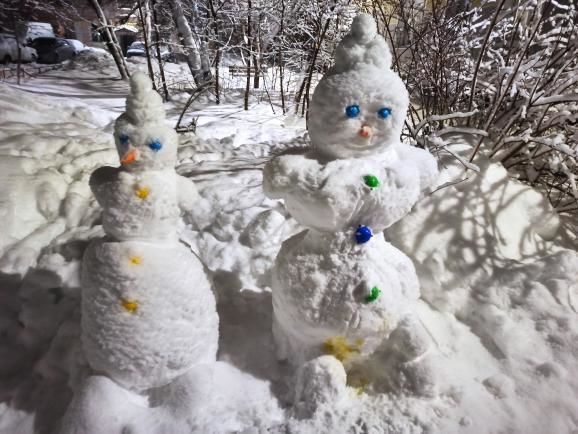 Бугульминцы отметили День рождения Снеговика