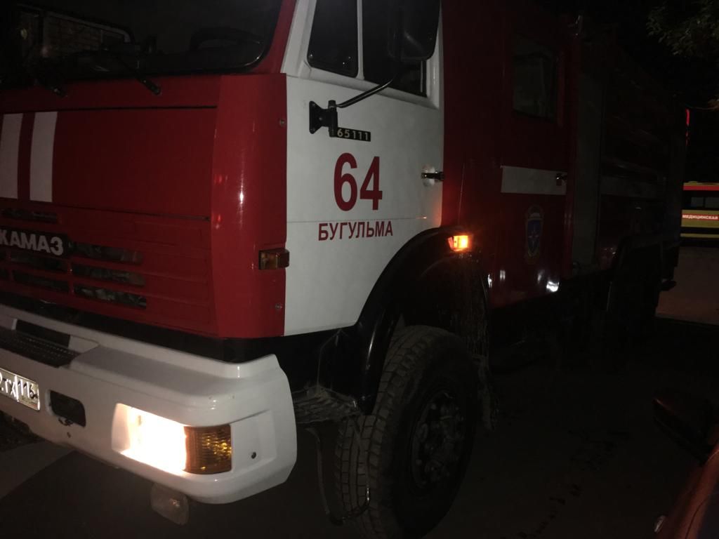 На пожаре в Бугульме спасли трëх человек
