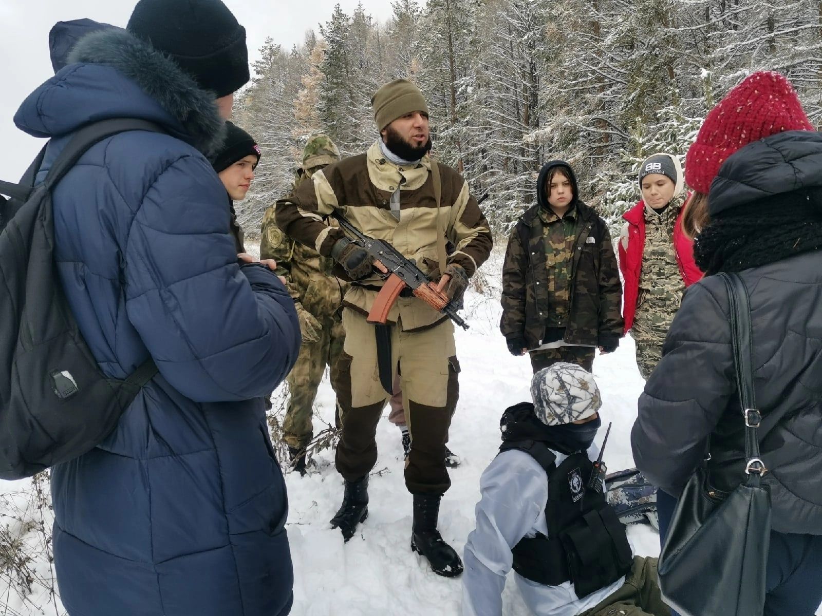 Активисты Центра «Форпост» достойно прошли испытания в зимнем полевом выходе