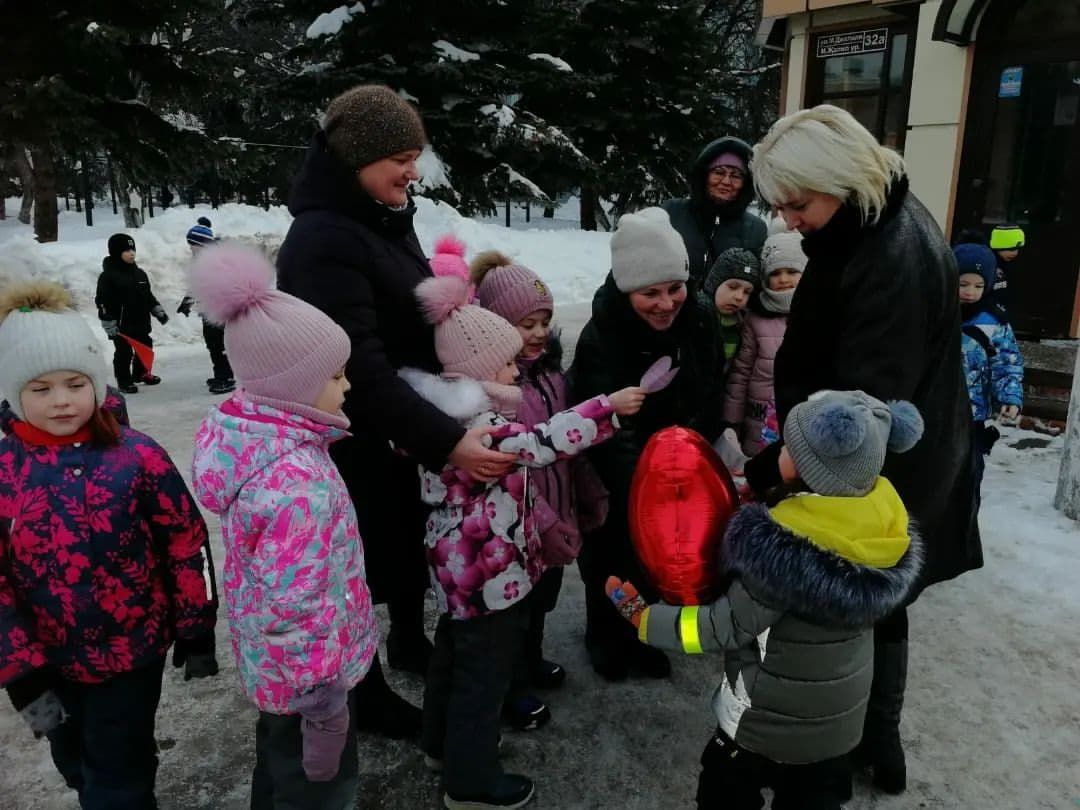 Воспитанники бугульминского детского сада приняли участие в социальной акции