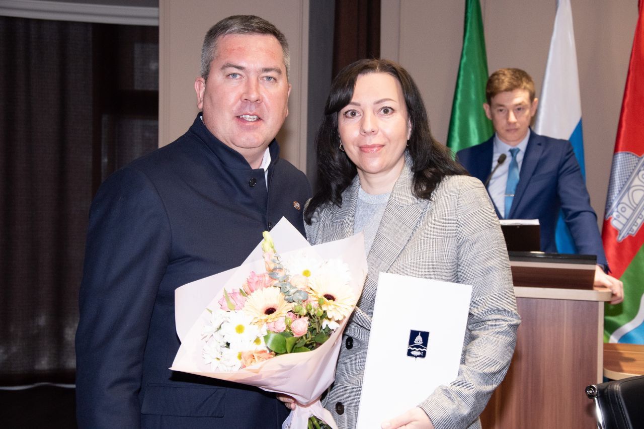 Главного редактора "Бугульминской газеты" наградили за эффективную работу в области обеспечения дорожного движения