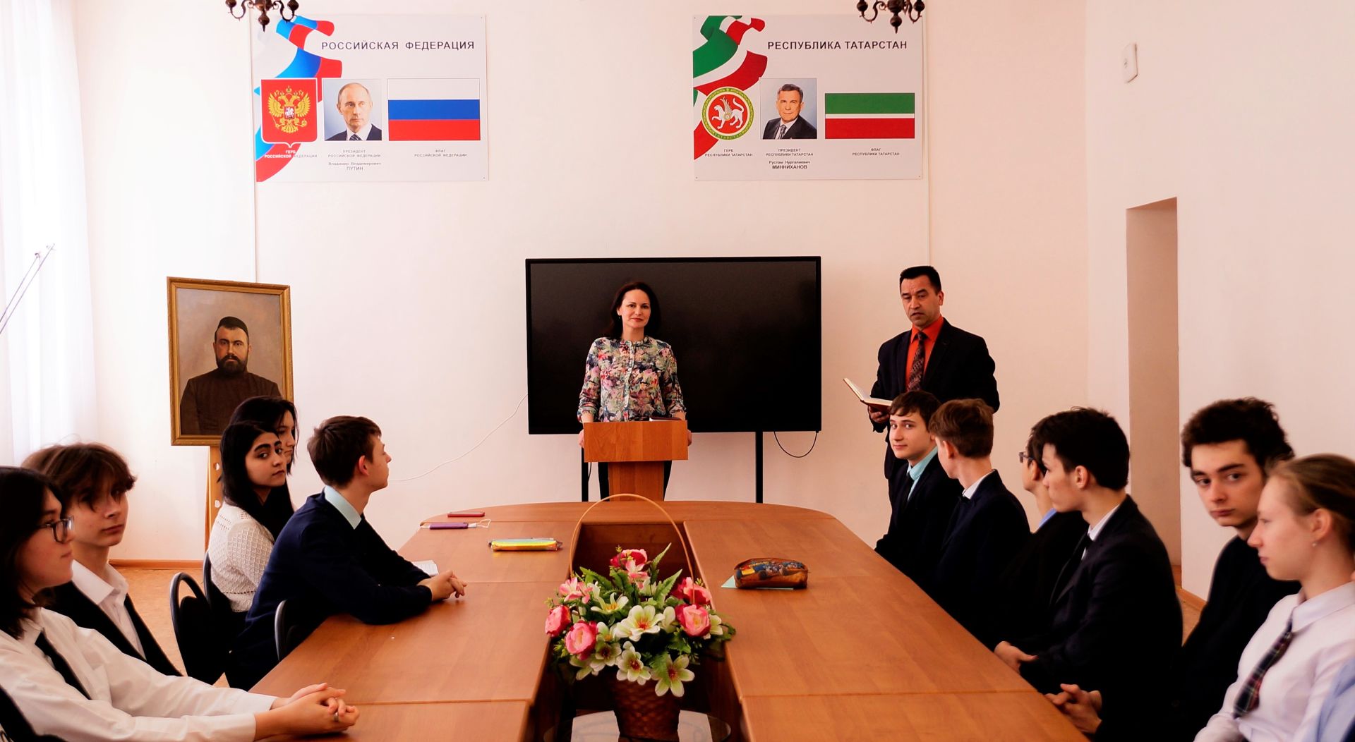 В бугульминской татарской гимназии судья провела правовой урок