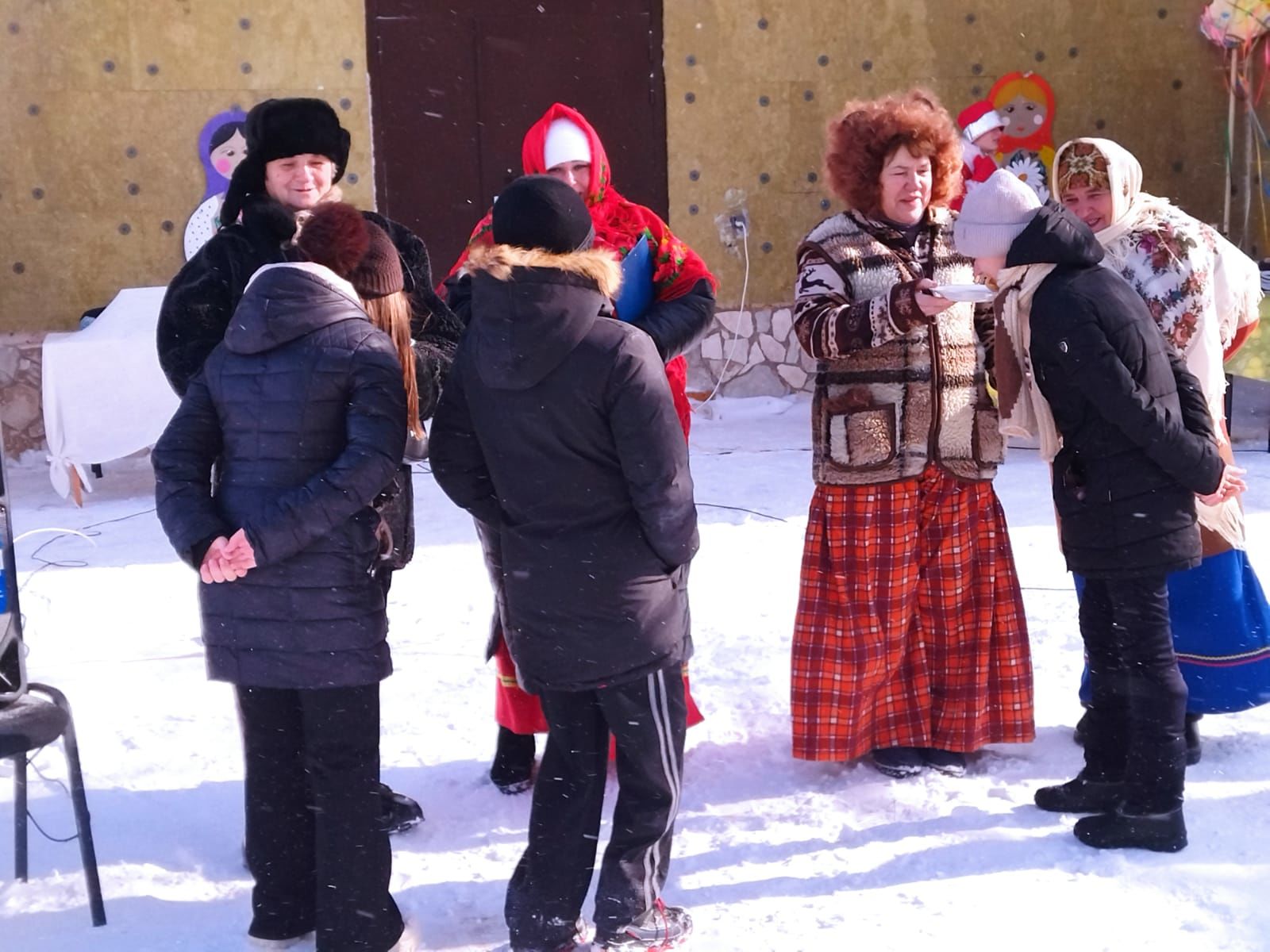 Жители и гости села Спасское праздновали Масленицу в Прощеное воскресенье