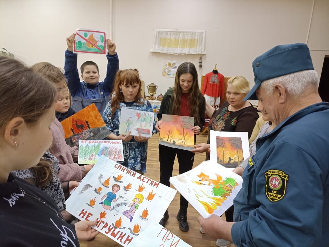 В Бугульминском районе провели тематическое мероприятие ко Дню пожарной охраны