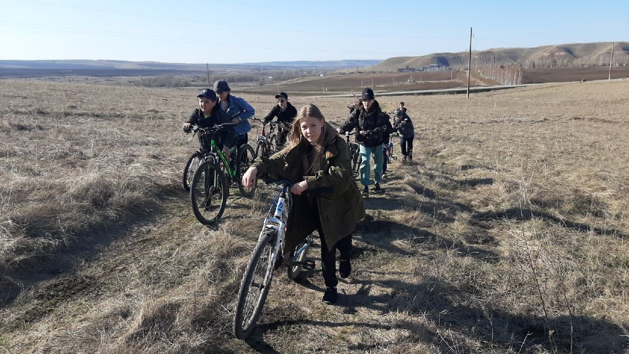 Велопрогулку к озеру Чехнорат совершили бугульминские школьники