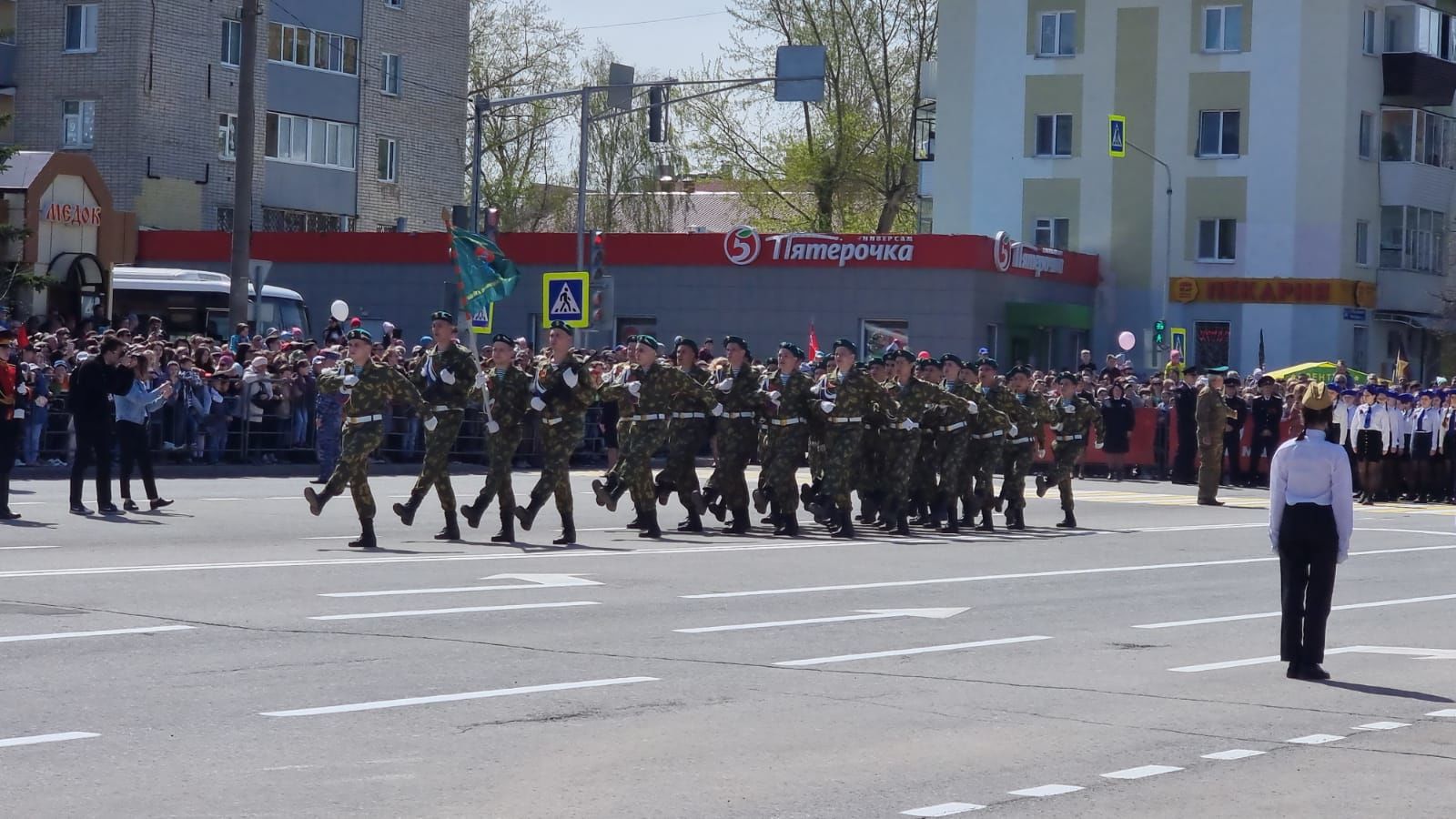 В Бугульме прошел парад в честь 77-й годовщины Великой Победы