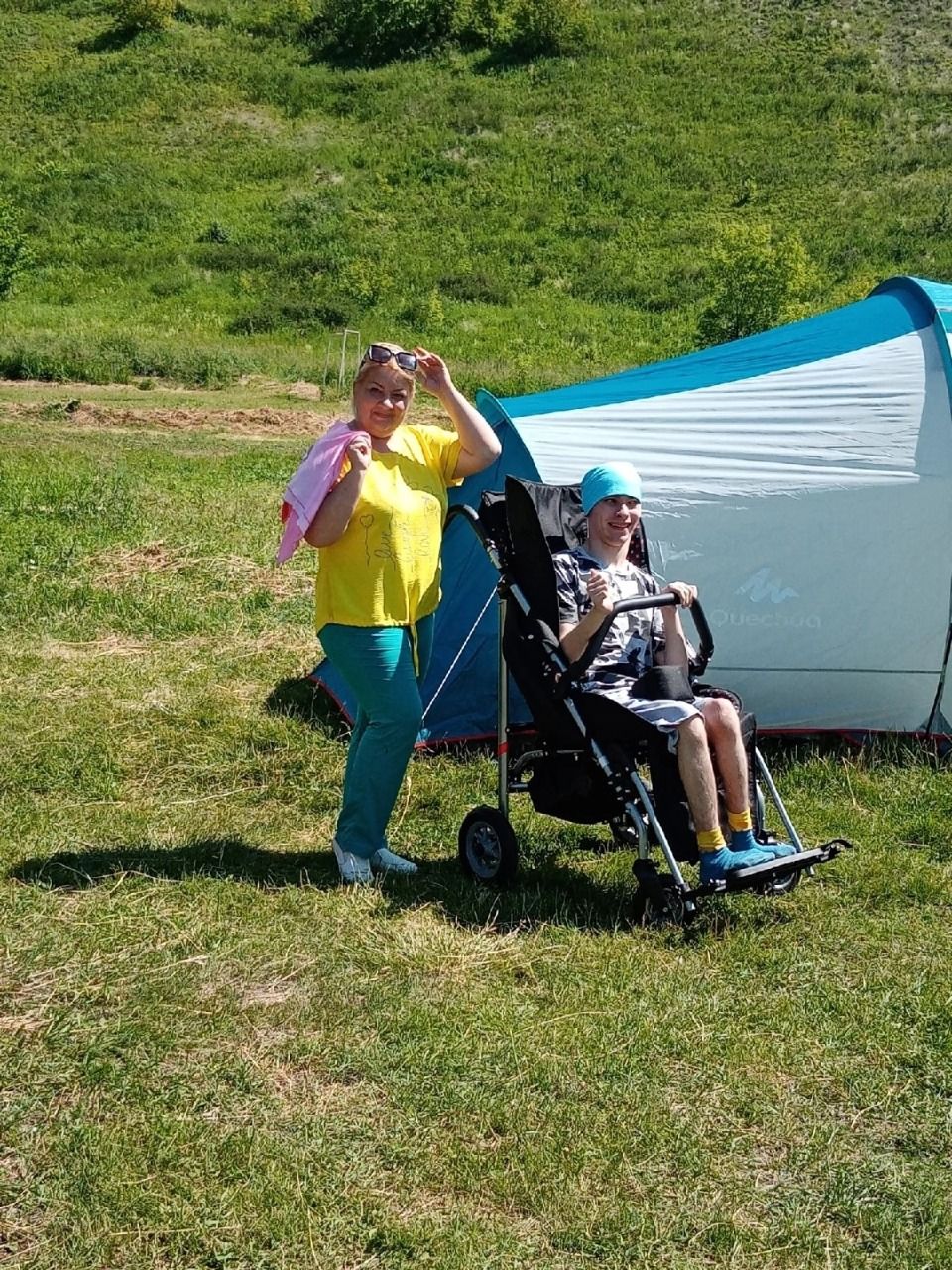 Особенный бугульминец со своей мамой провел два дня в палаточном лагере