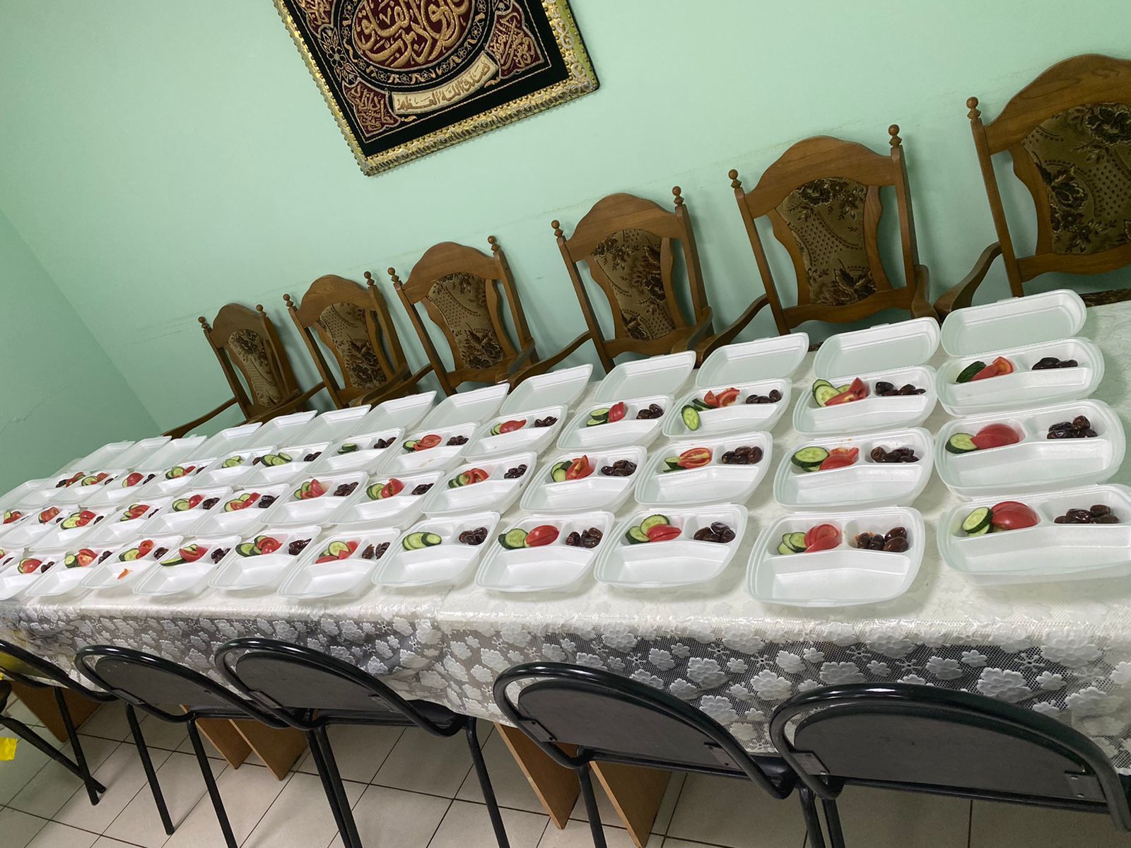 Благотворительные обеды провели в центральной мечети Бугульмы