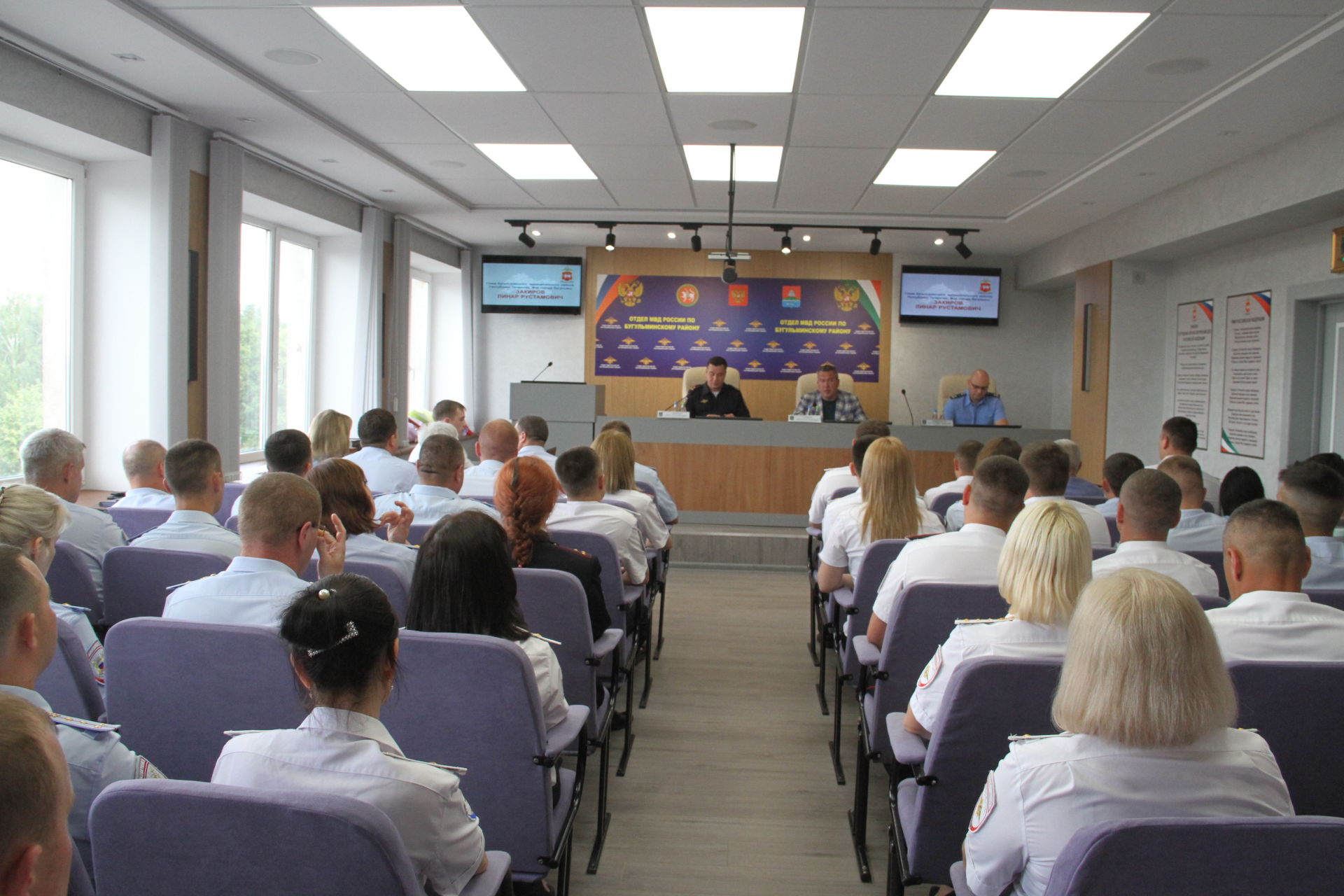 В ОМВД России по Бугульминскому району подведены итоги оперативно-служебной деятельности за первое полугодие 2022 года