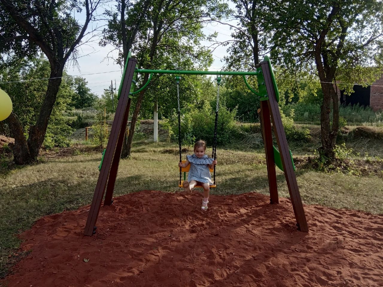 В селе Новое Сумароково Бугульминского района состоялось открытие детской площадки