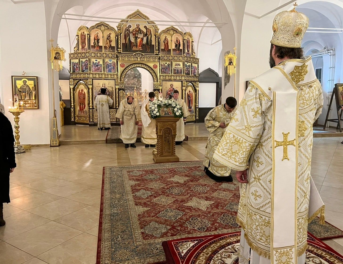 Епископ Мефодий совершил чин освящения воды в Казанско-Богородицком монастыре Бугульмы