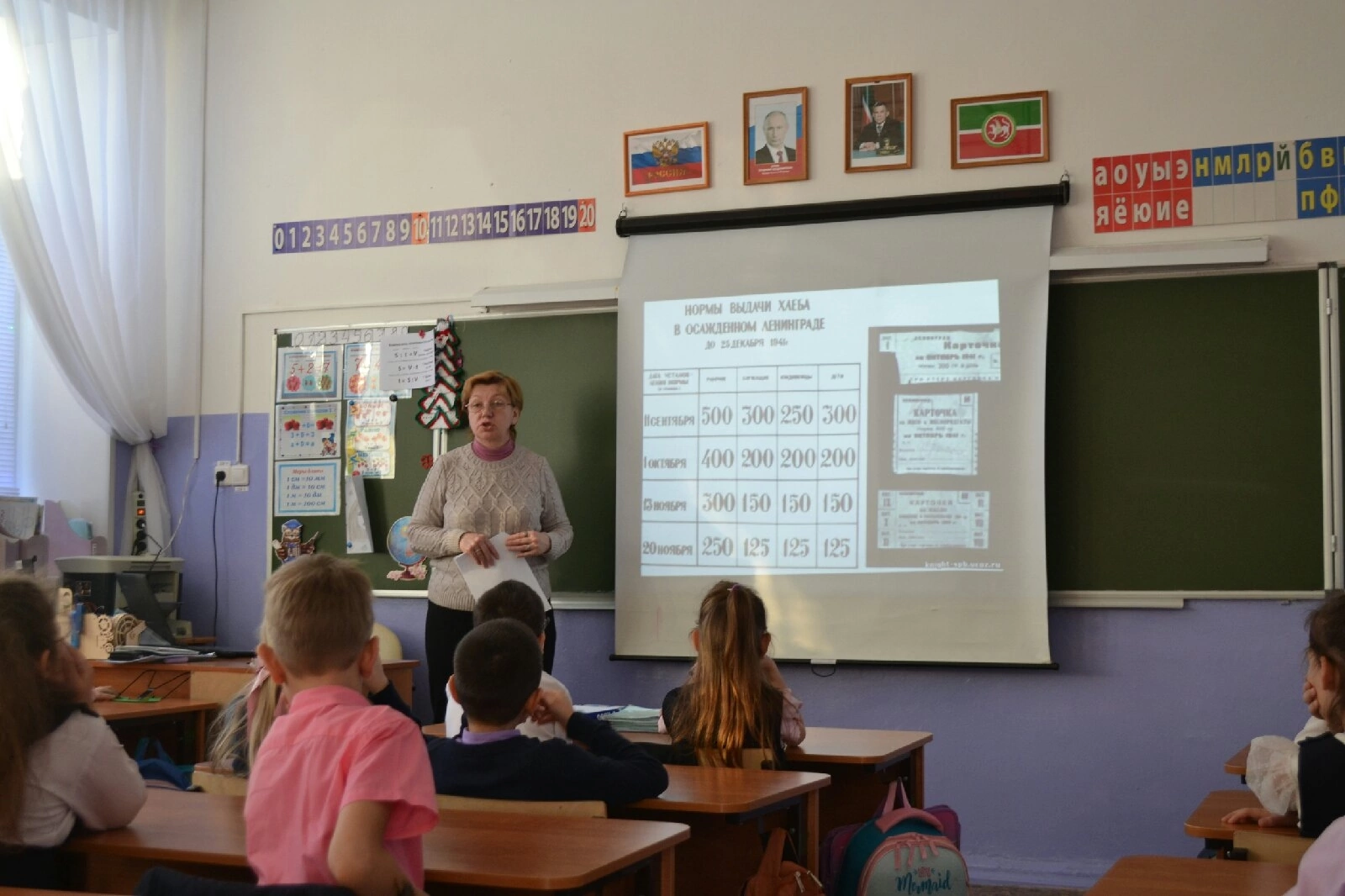 Бугульминским школьникам рассказали о подвиге ленинградцев во время блокады