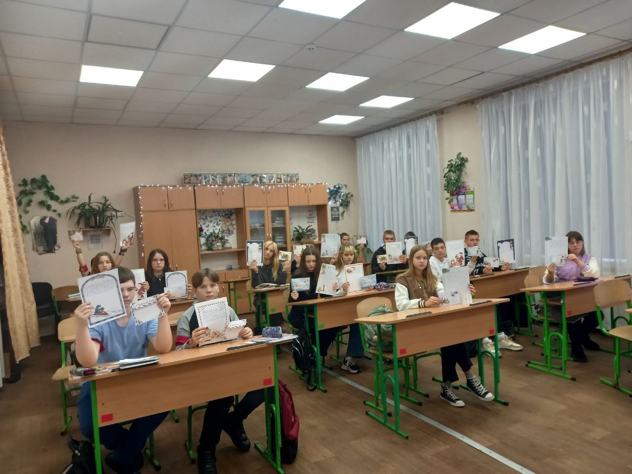 Ученики Новоайдарской санаторной школы-интерната нашли новых друзей из Бугульмы