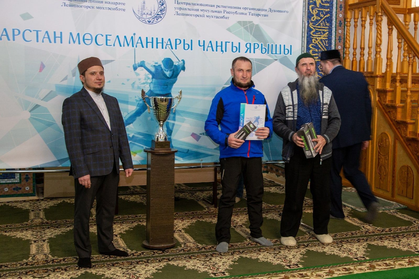Команда Бугульминского мухтасибата стала участницей соревнований по лыжным гонкам среди мусульман РТ