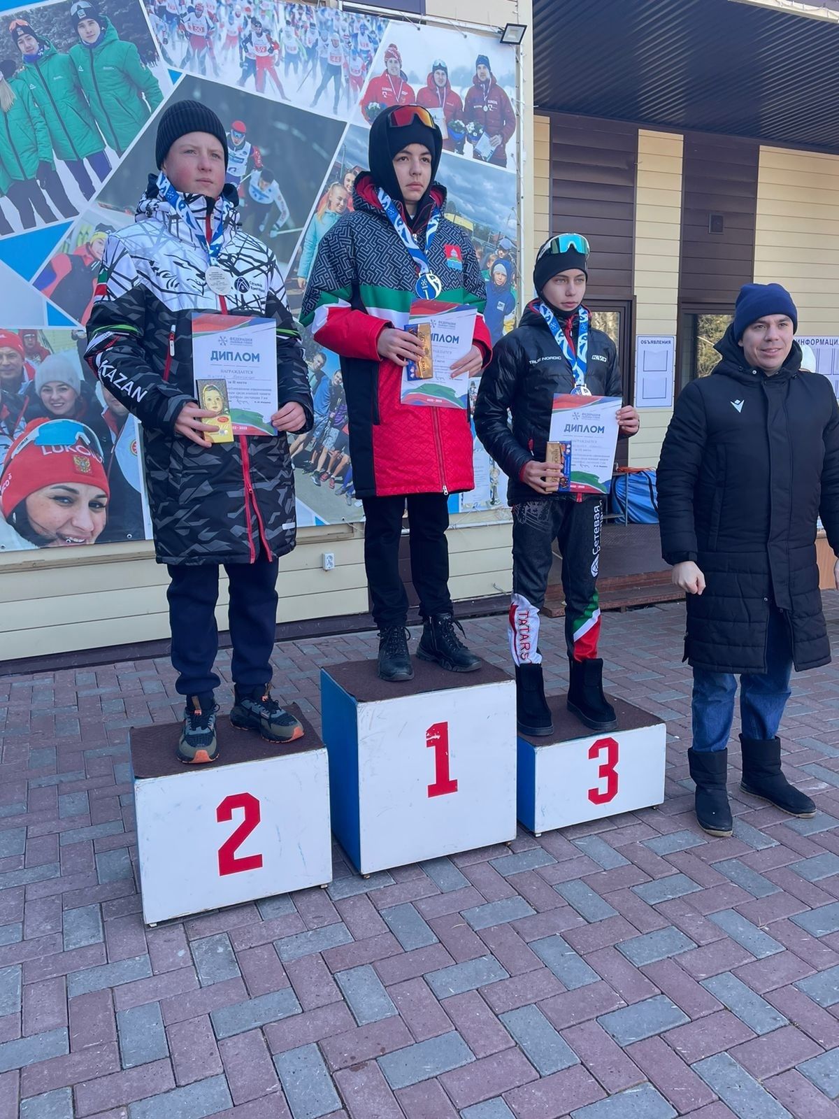 Команда из Бугульмы завоевала серебряную медаль в лыжных гонках памяти И.С. Утробина
