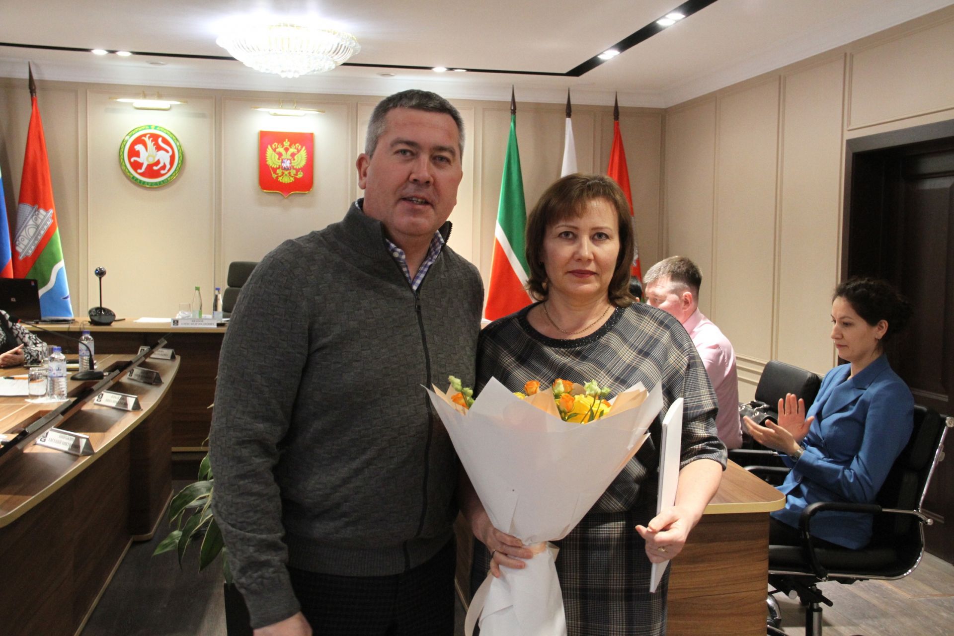 На заседании медсовета Бугульминской ЦРБ наградили отличившихся сотрудников