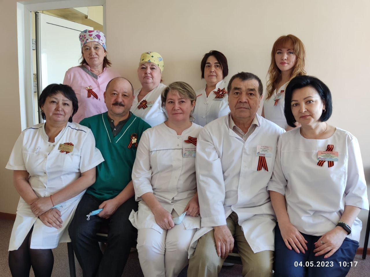 Бугульминские медработники присоединились к акции «Георгиевская ленточка»