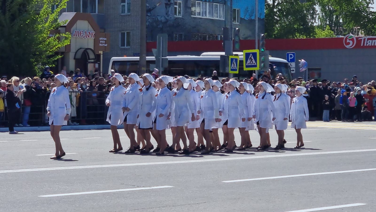 В Бугульме состоялся парад, посвященный 78-й годовщине Великой Победы