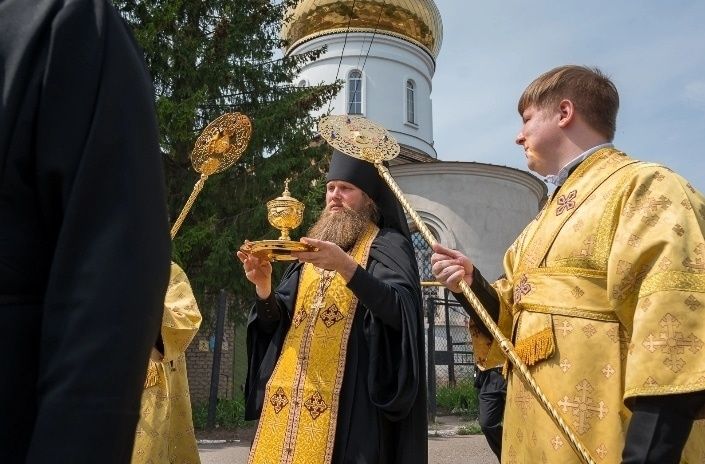 Архиерейское служение Божественной литургии прошло в Казанско-Богородицком монастыре Бугульмы