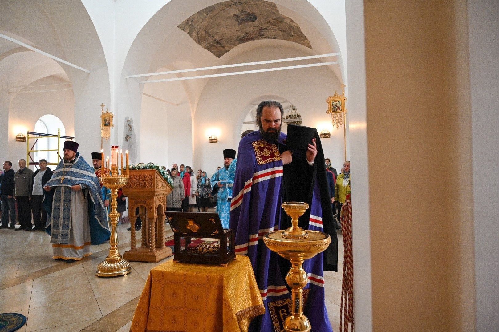 В праздник Успения Пресвятой Богородицы епископ Мефодий совершил Литургию в Казанско-Богородицком монастыре Бугульмы