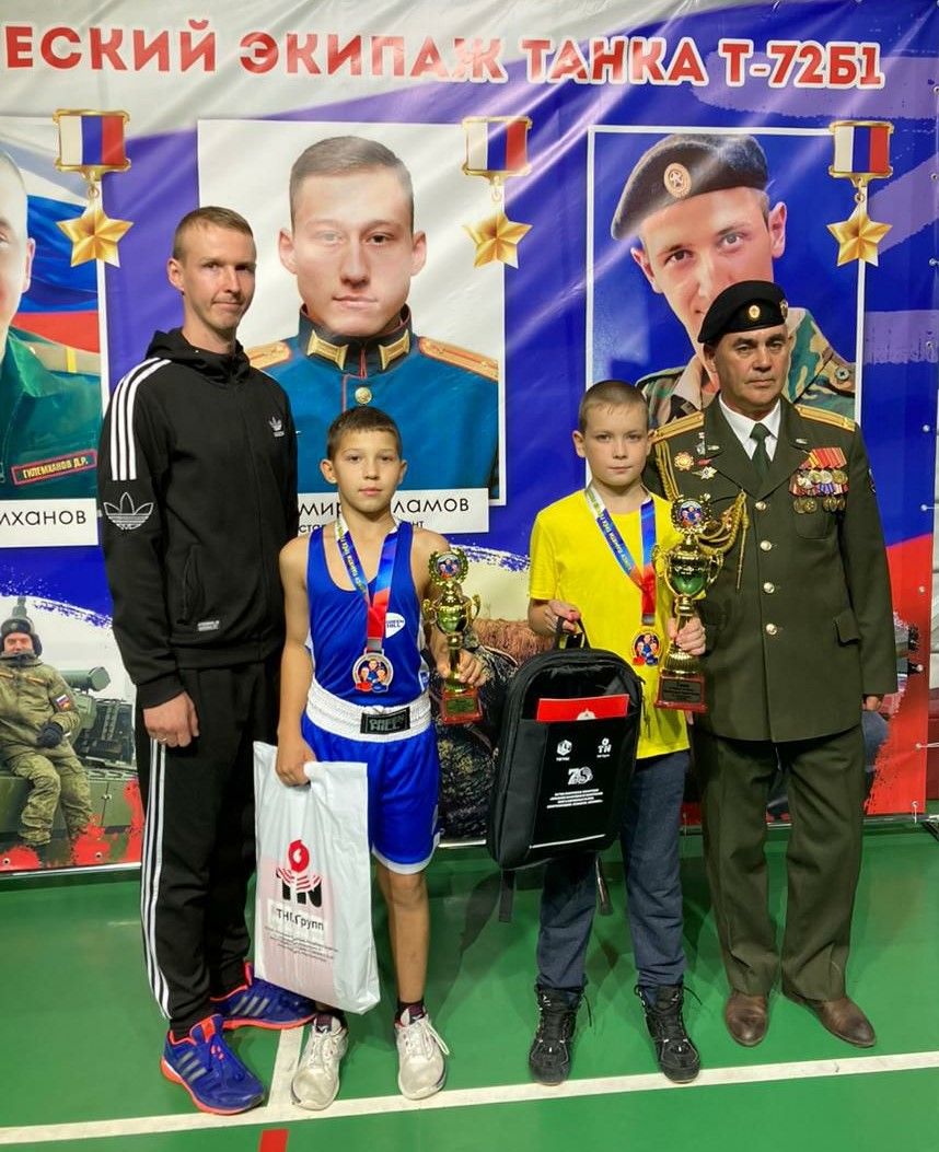 Бугульминцы завоевали золото и серебро в турнире по боксу ко Дню танкиста