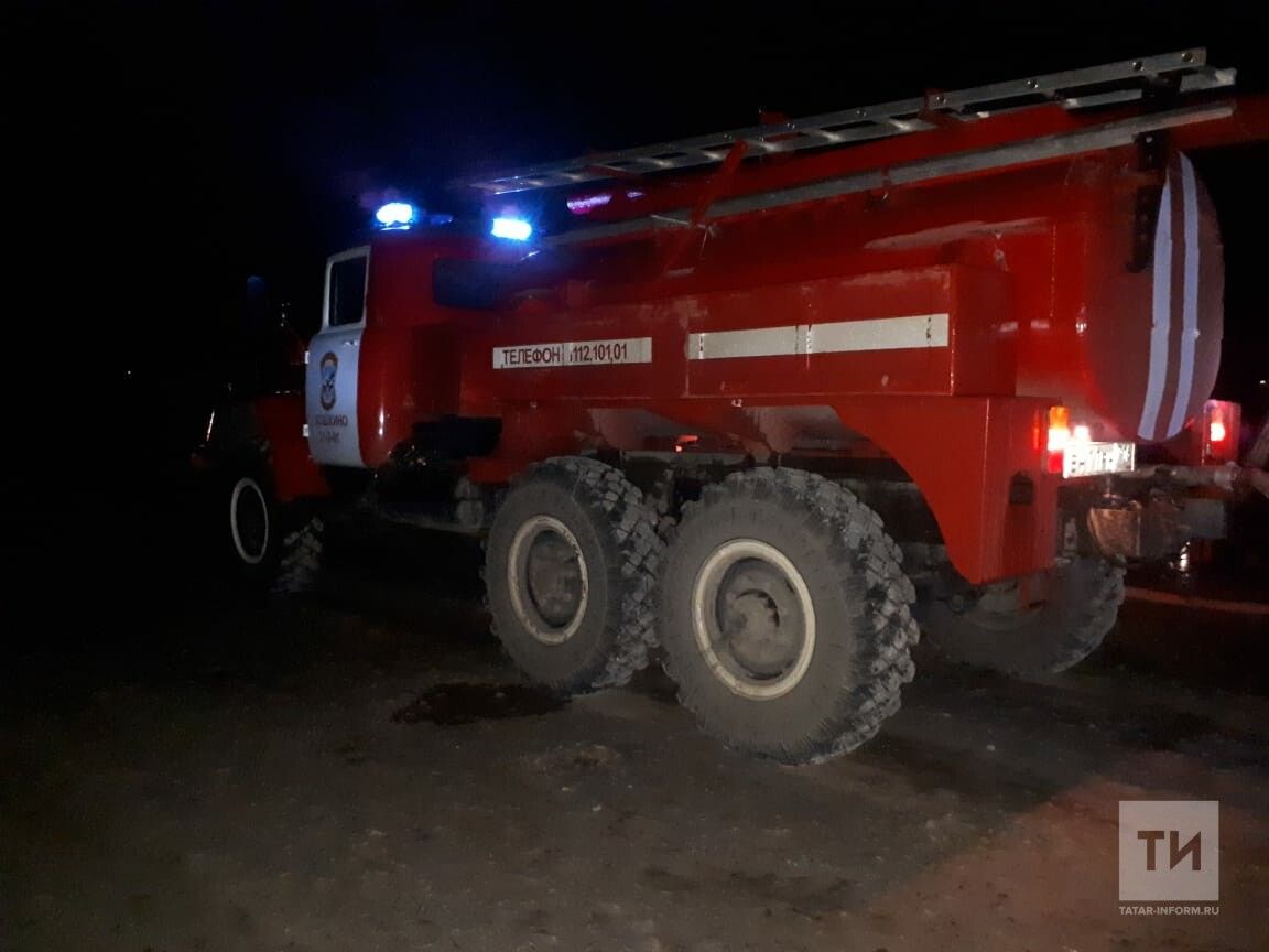 В результате пожара в Бугульминском районе сгорела комната и чердак