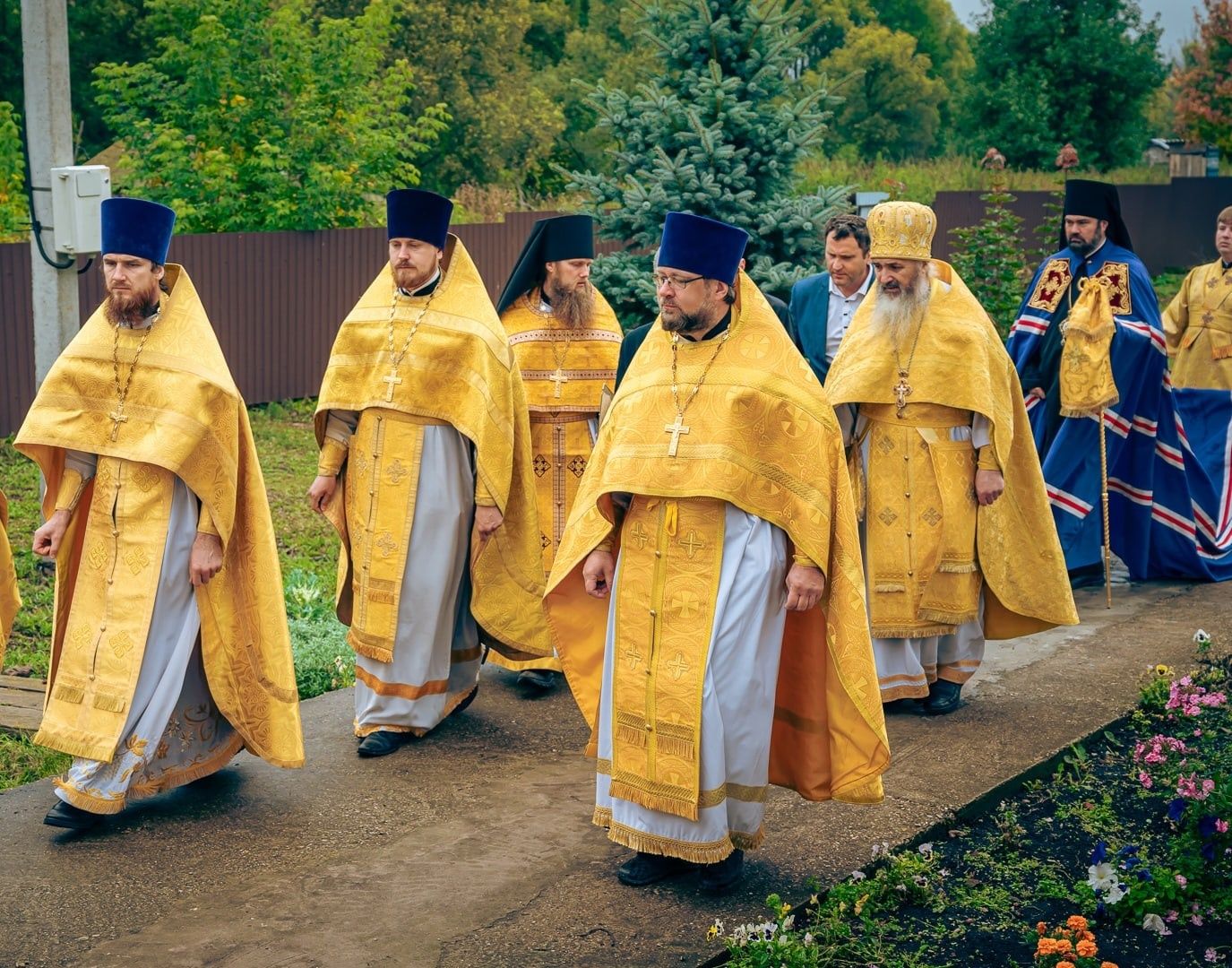 Престольные торжества состоялись в мужском монастыре села Сосновка Бугульминского района