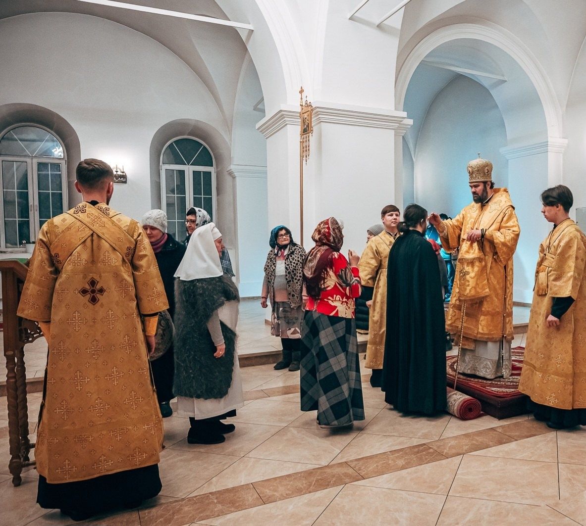Епископ Мефодий совершил Всенощное бдение в Казанско-Богородицком монастыре Бугульмы