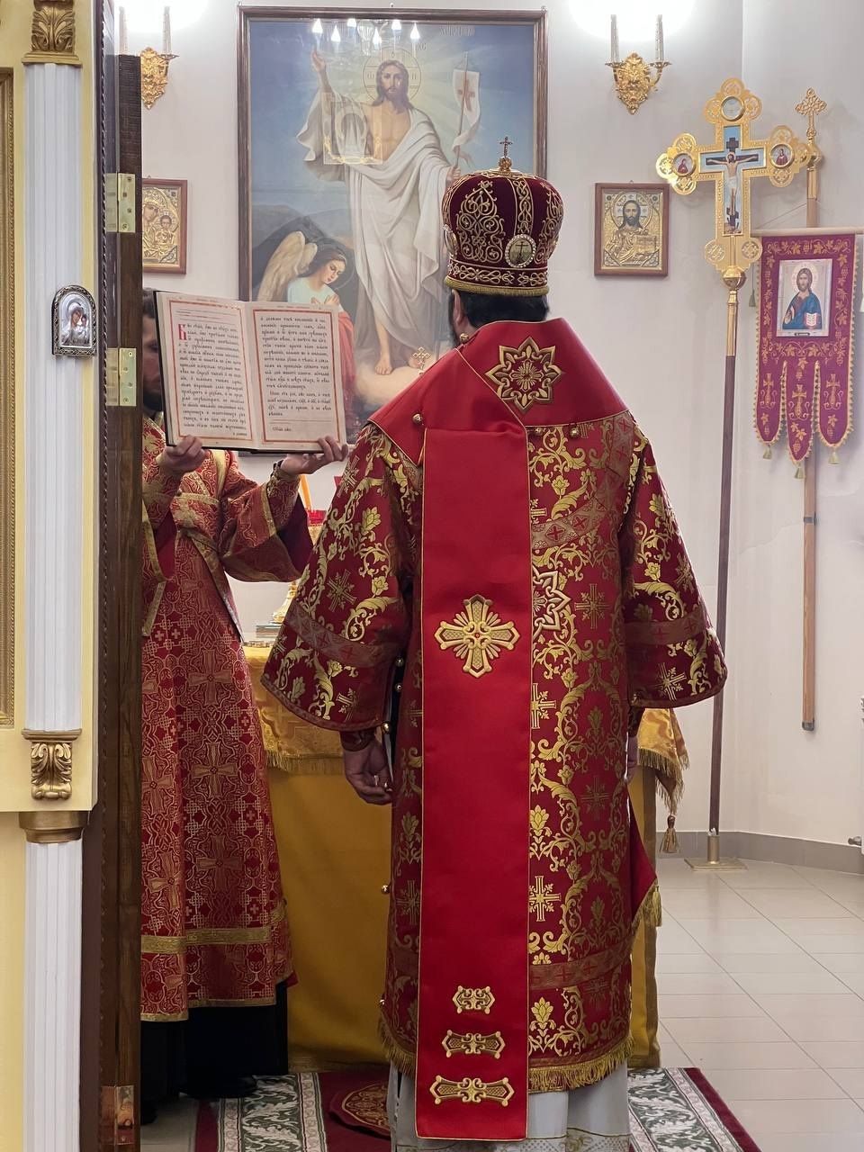 Архиерейская литургия в праздник Собора новомучеников и исповедников Церкви Русской прошла в Бугульминском районе