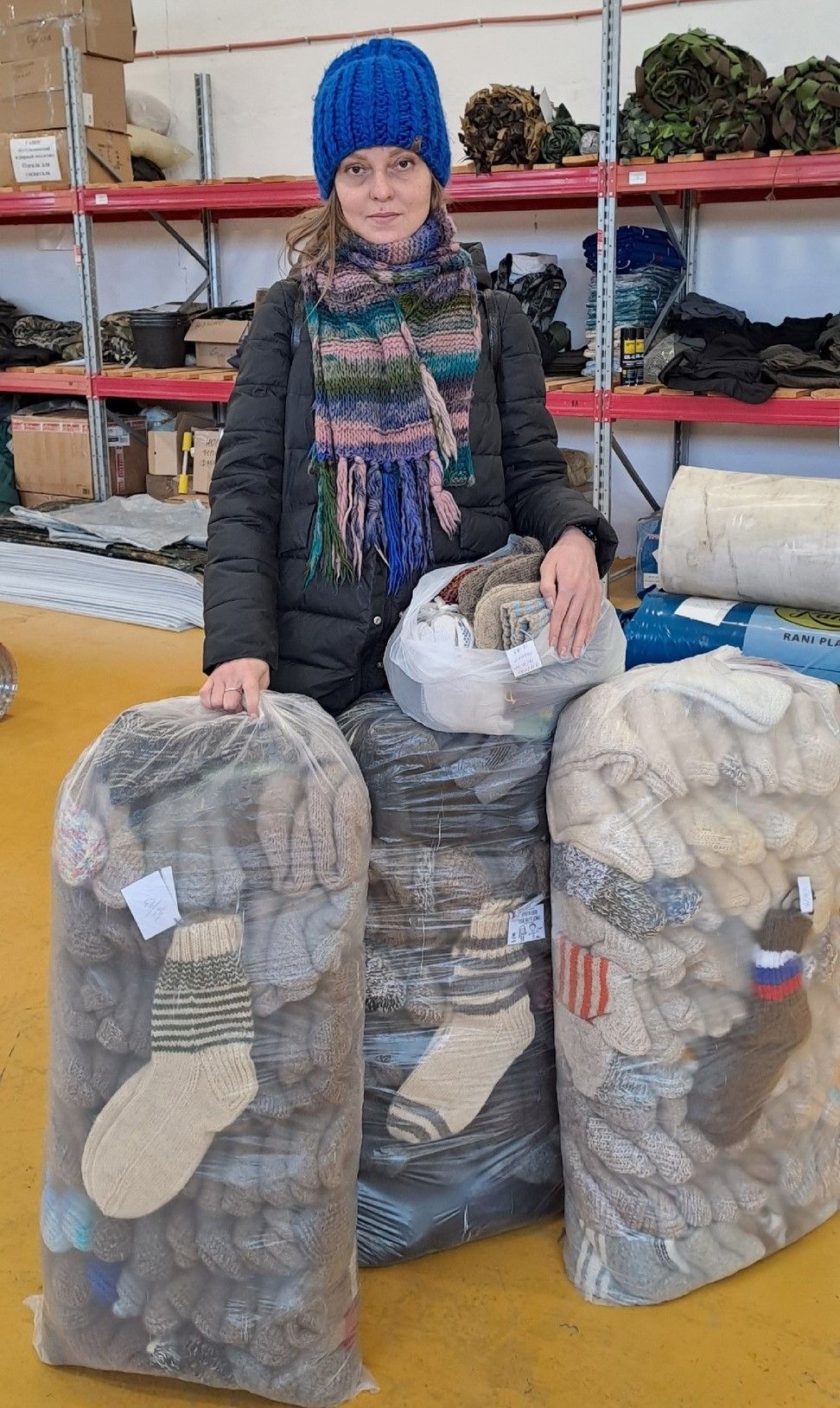Рукодельницы Бугульмы связали для бойцов более 2,5 тысяч носков