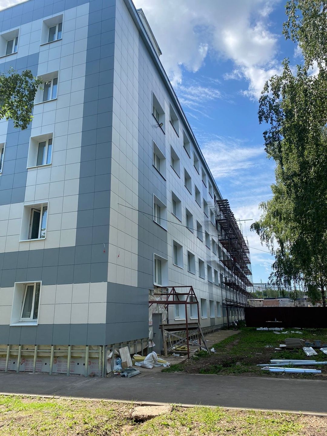 Продолжается капитальный ремонт общежития бугульминского колледжа