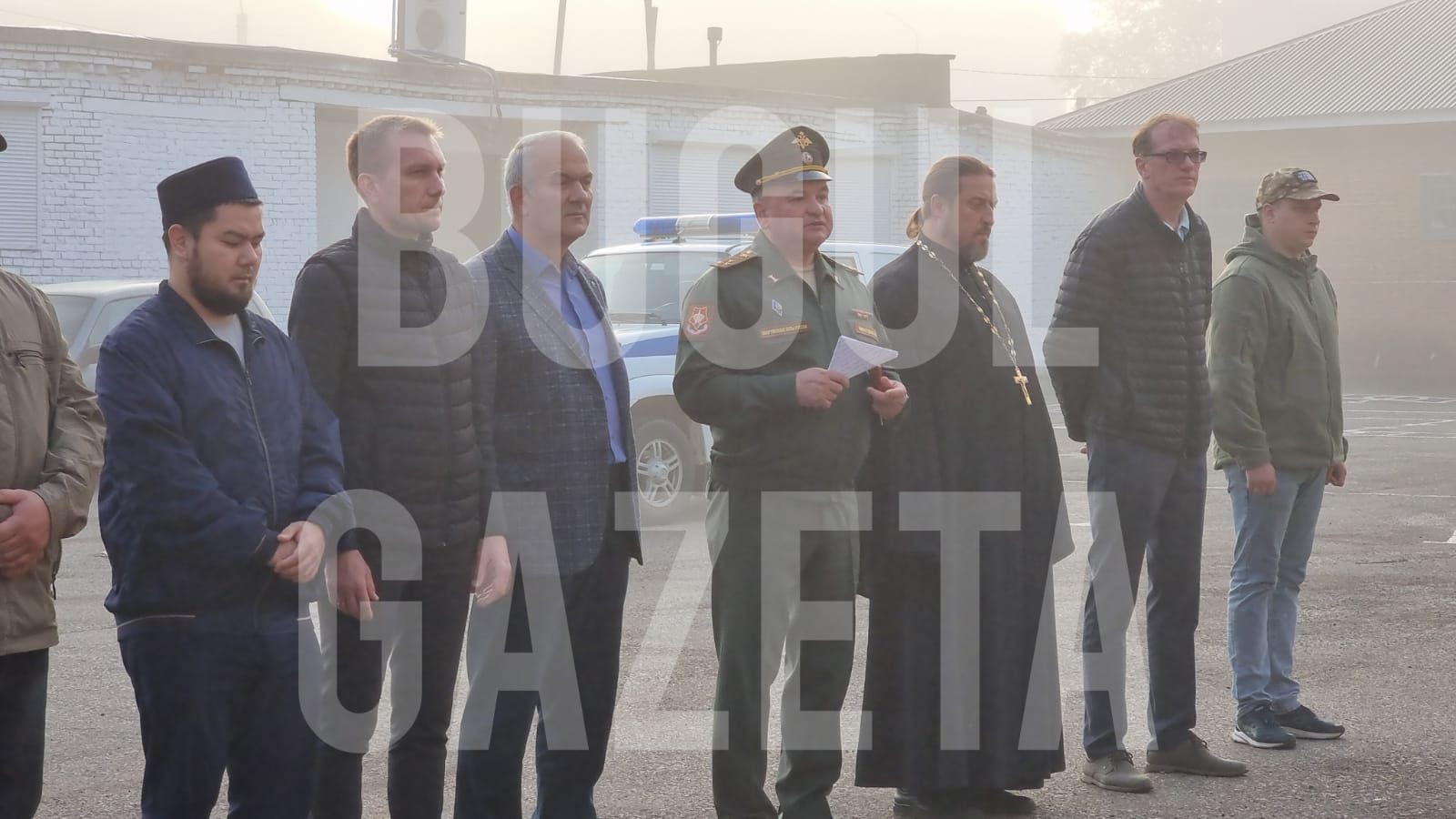Из Бугульмы на СВО отправились восемь татарстанцев