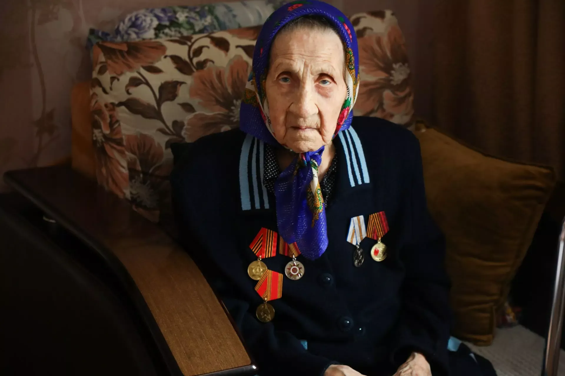 В Бугульминском районе поздравили с 95-летием труженицу тыла Марию Ильиничну Ильину