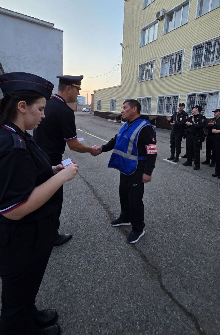 В Бугульме вручили удостоверения новым членам добровольной народной дружины