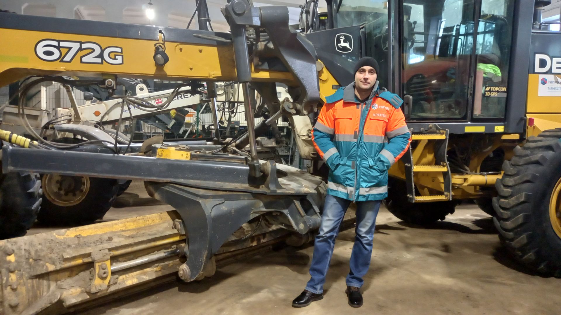Бугульминец Виктор Исаев – представитель дефицитной профессии: он работает машинистом автогрейдера