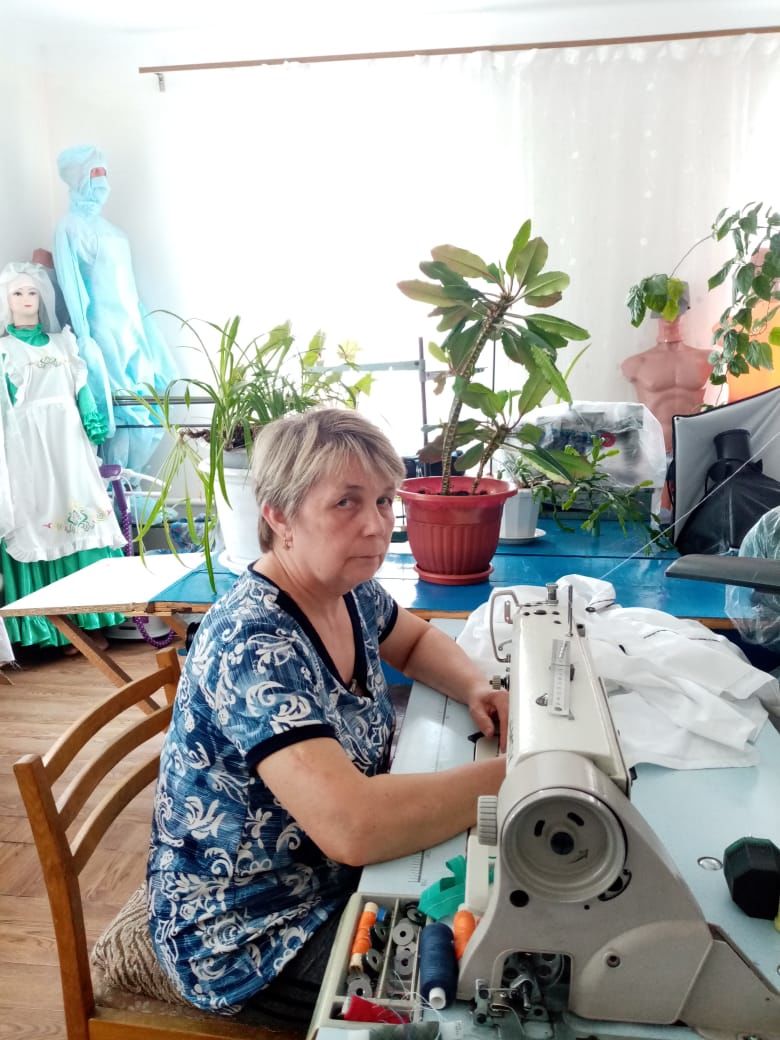 Бугульминка Мария Кудряшова работает на Бугульминской швейной фабрике уже 47 лет