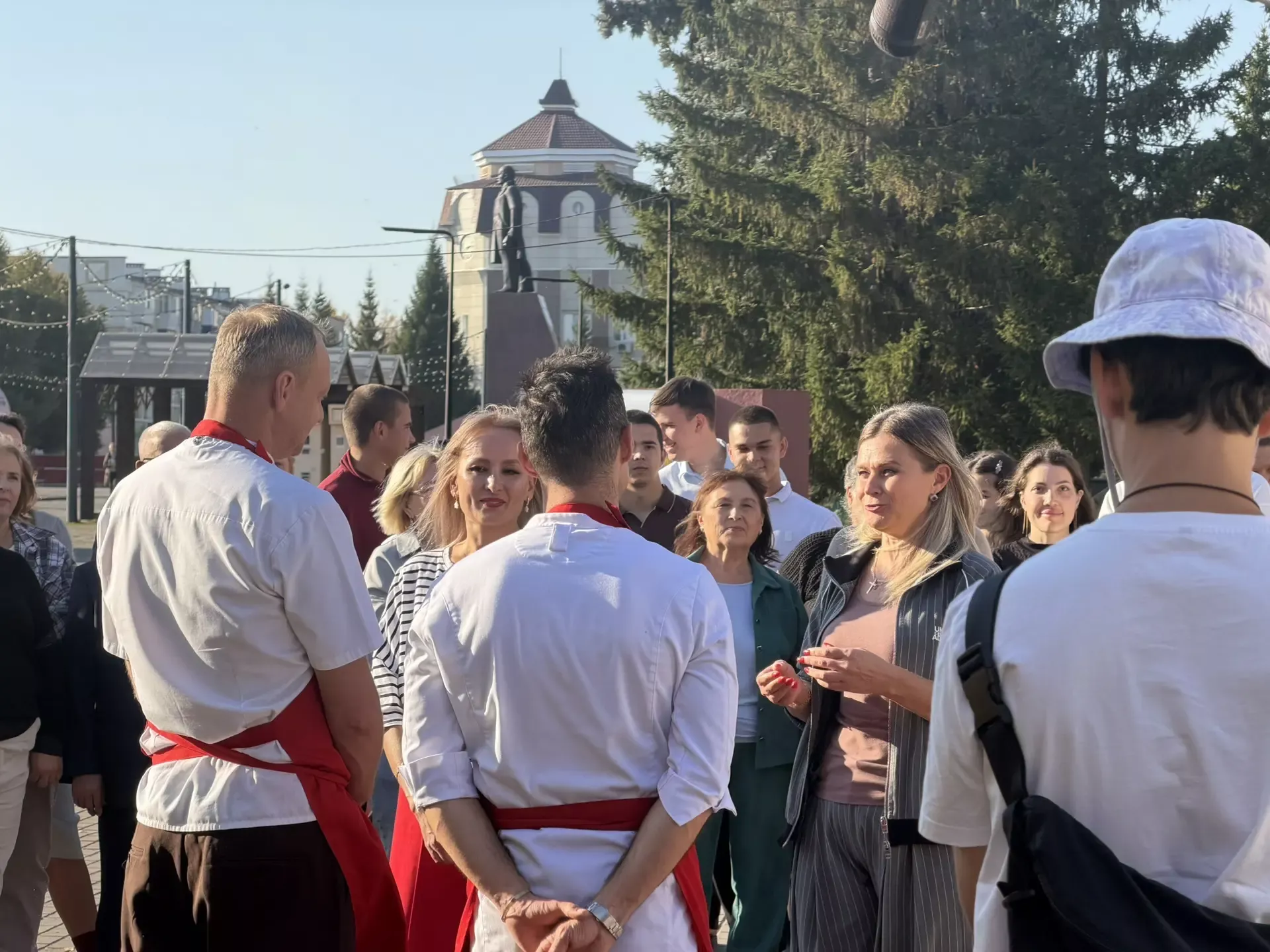 На центральной площади Бугульмы прошли съемки передачи Первого канала