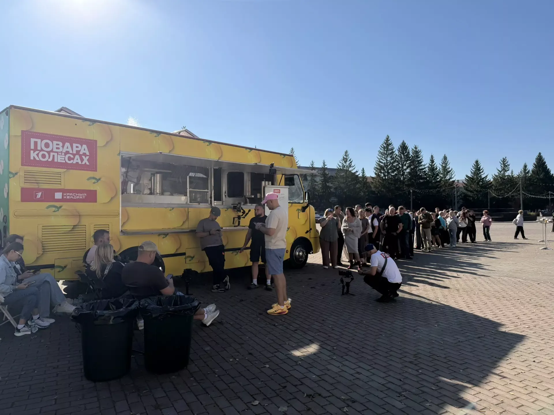 На центральной площади Бугульмы прошли съемки передачи Первого канала