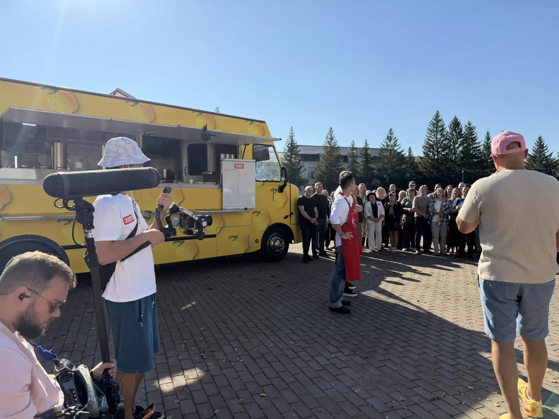 На центральной площади Бугульмы прошли съемки передачи Первого канала