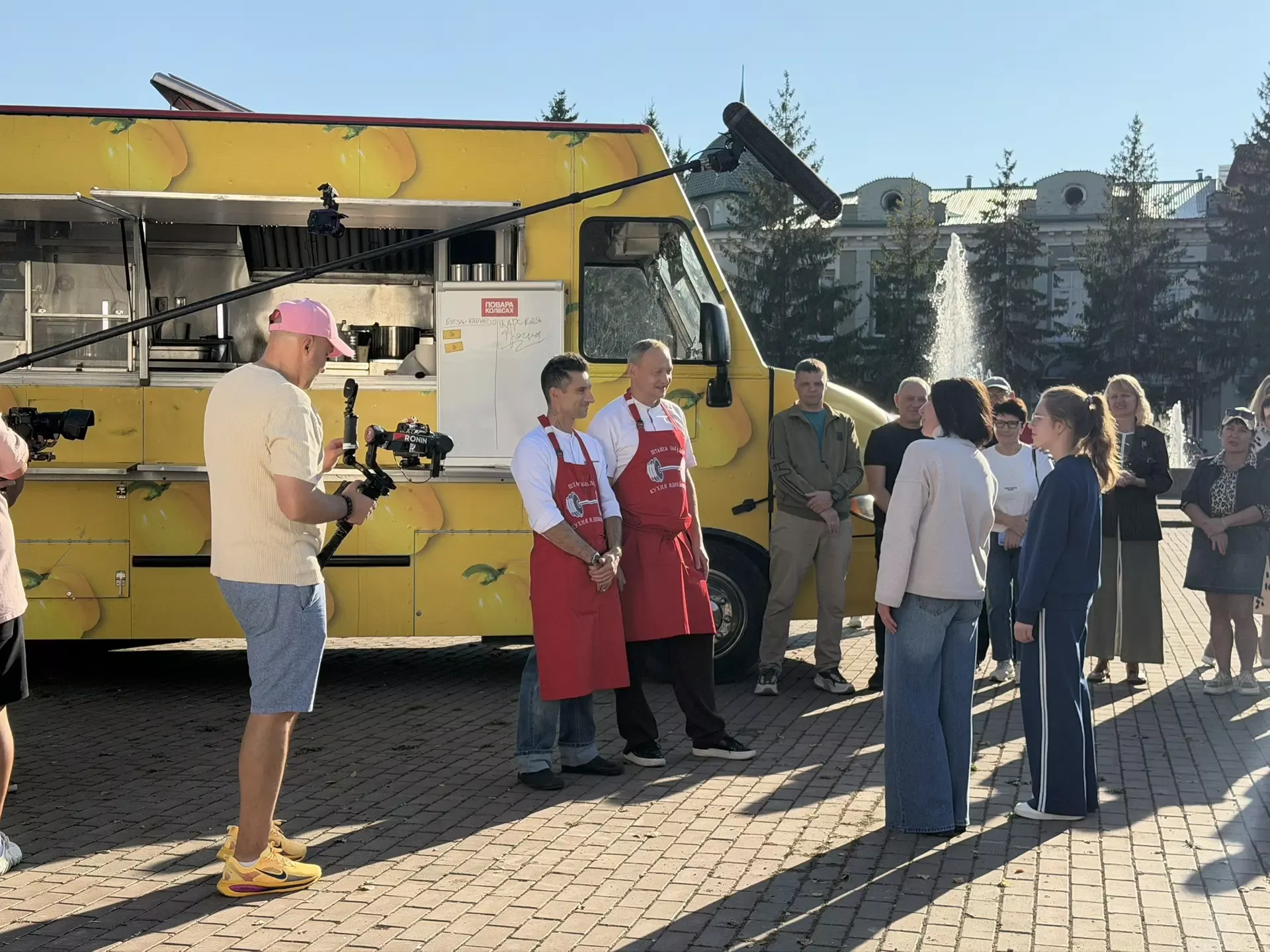 На центральной площади Бугульмы прошли съемки передачи Первого канала