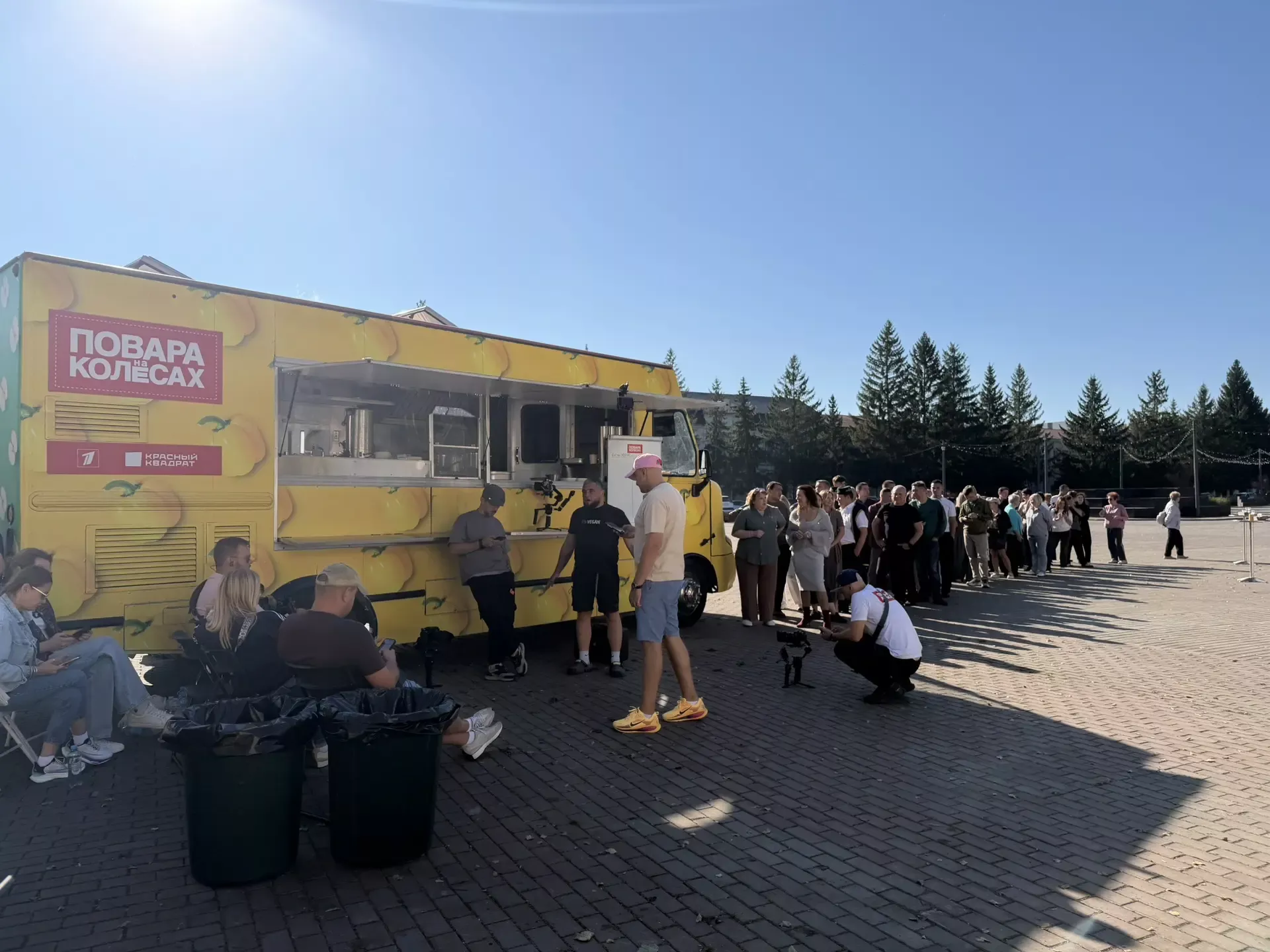 На центральной площади Бугульмы прошли съемки передачи Первого канала