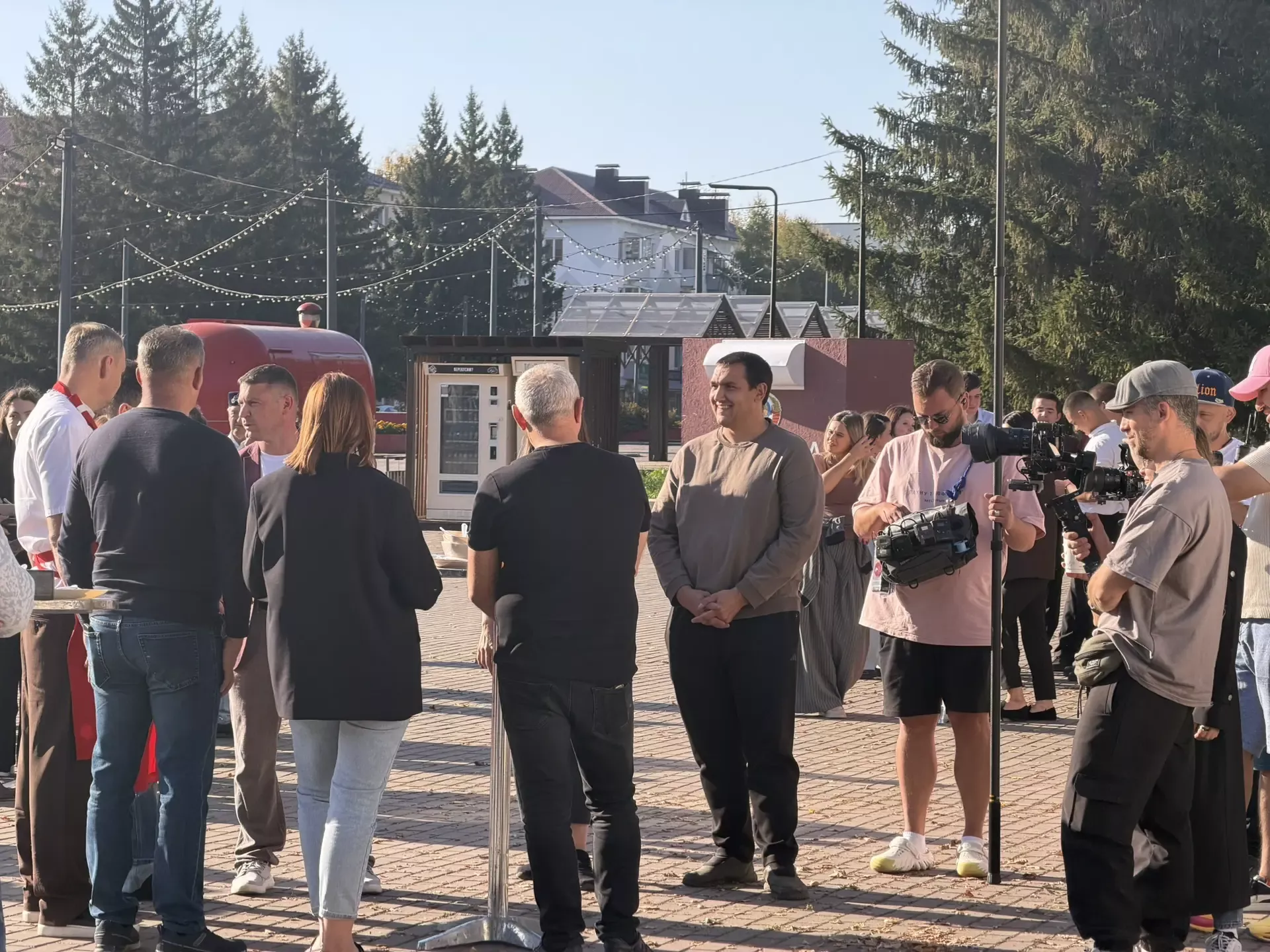 На центральной площади Бугульмы прошли съемки передачи Первого канала