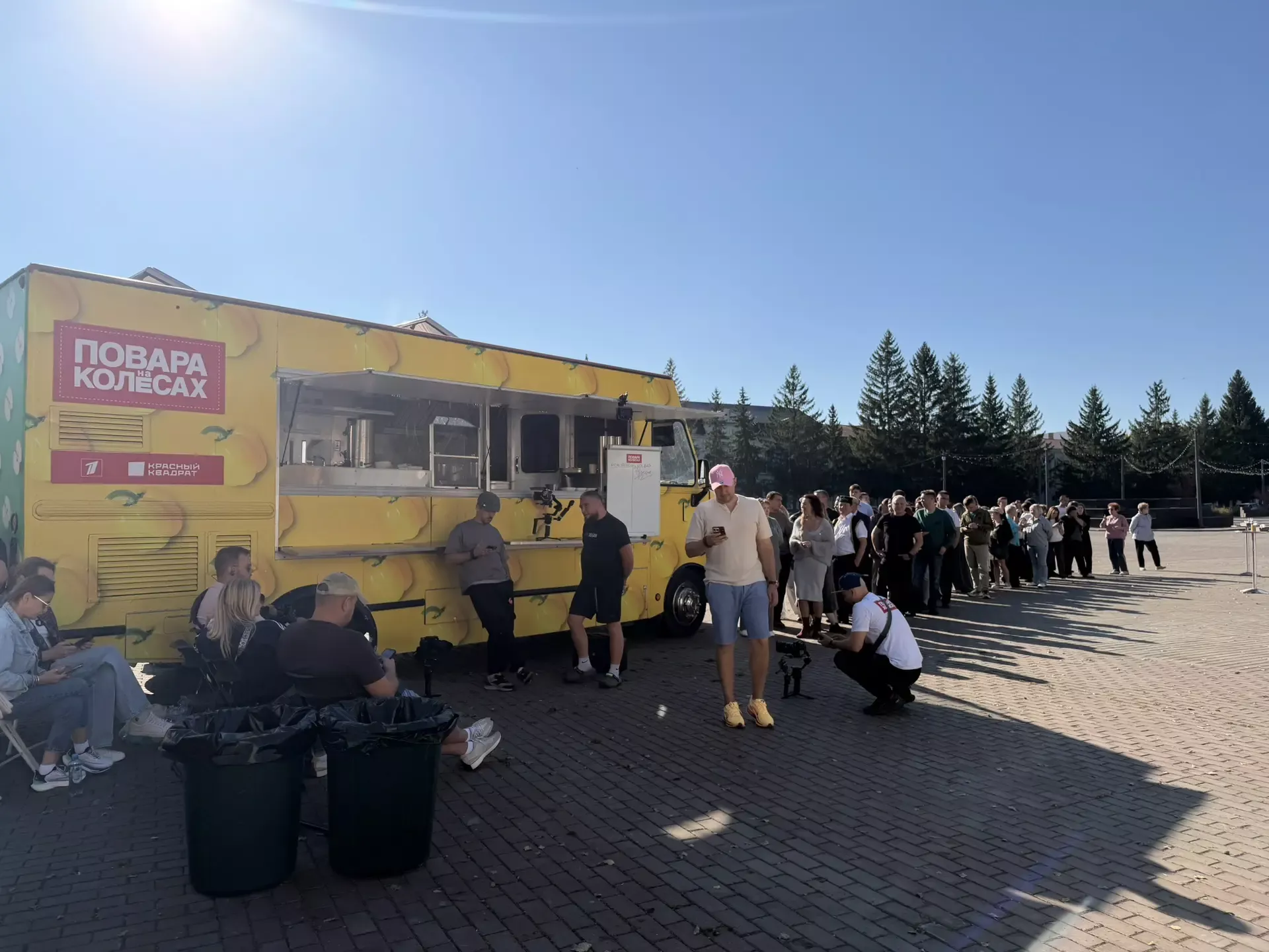 На центральной площади Бугульмы прошли съемки передачи Первого канала