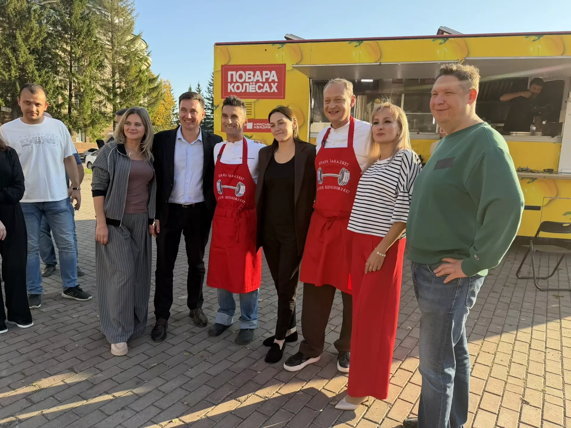 На центральной площади Бугульмы прошли съемки передачи Первого канала