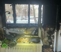 В Бугульме пожарные спасли пятерых жильцов из горящего дома